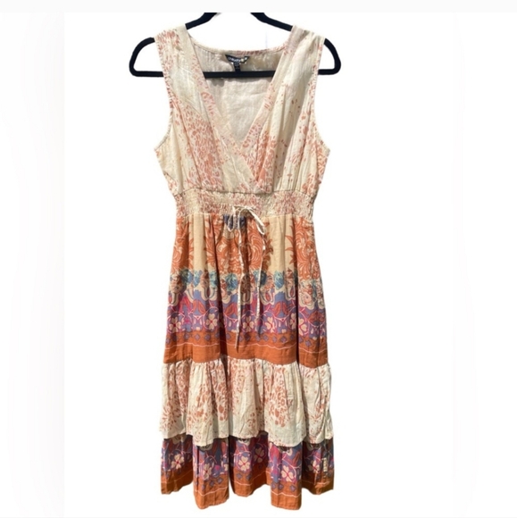 Chaudry Kc Dresses & Skirts - Bohemian Floral Print Dress NWOT
